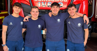 Jovens espanhóis fazem estágio nos Bombeiros da Cidade 